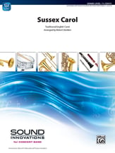 Sussex Carol Concert Band sheet music cover